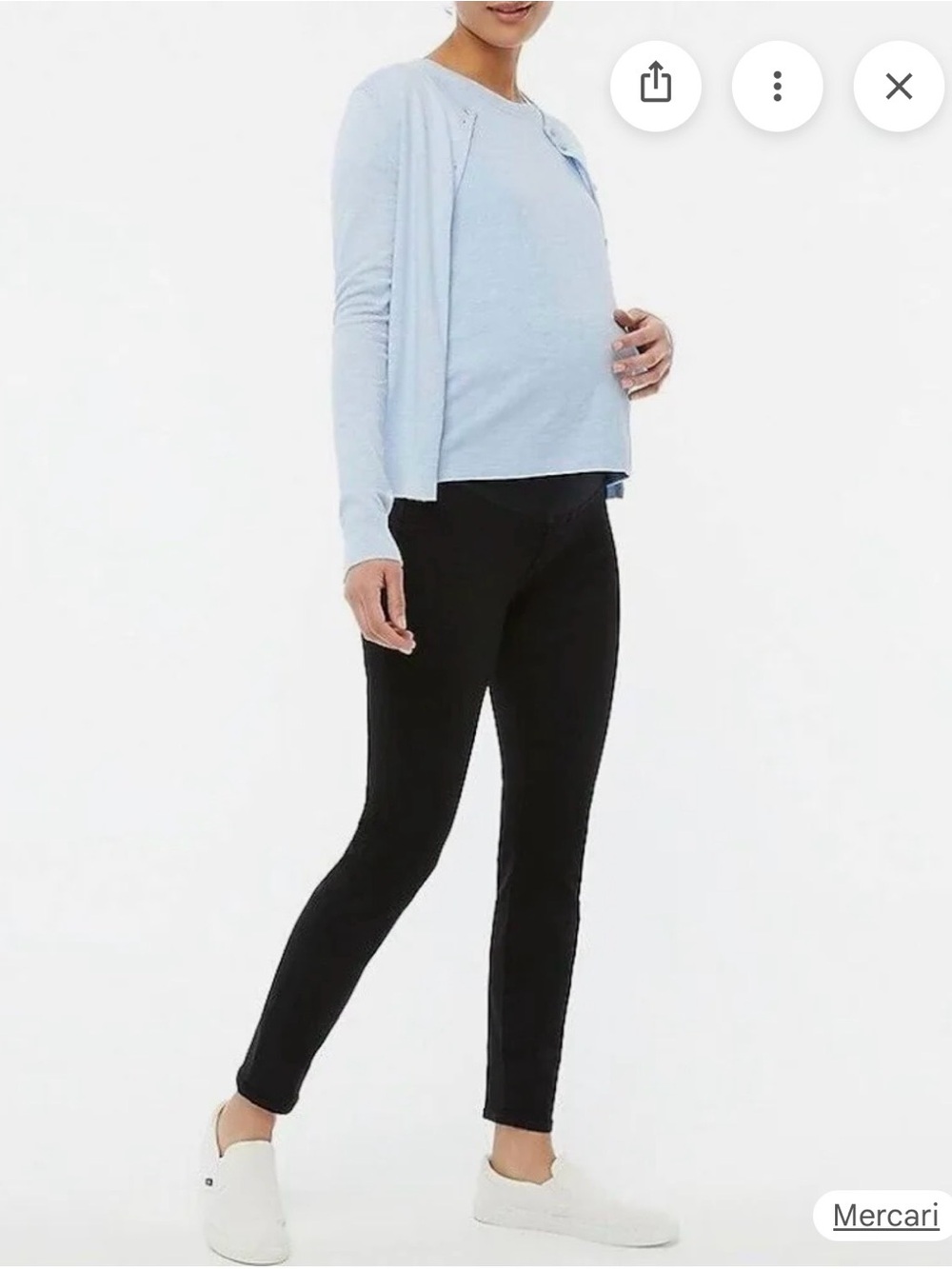 J Crew Maternity Black Skinny Jeans